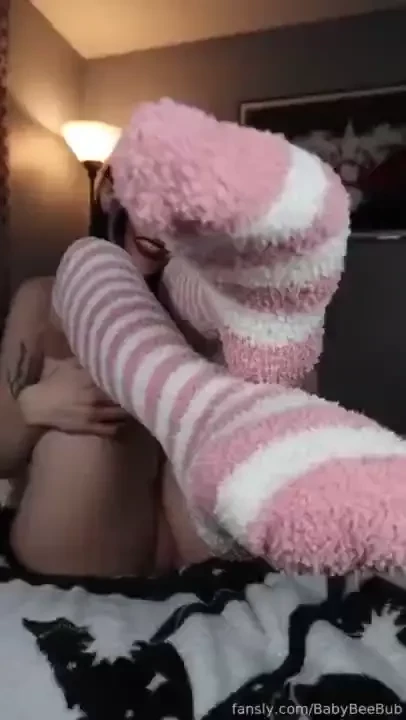 Soft fuzzy socks and pretty pink holes part 48 