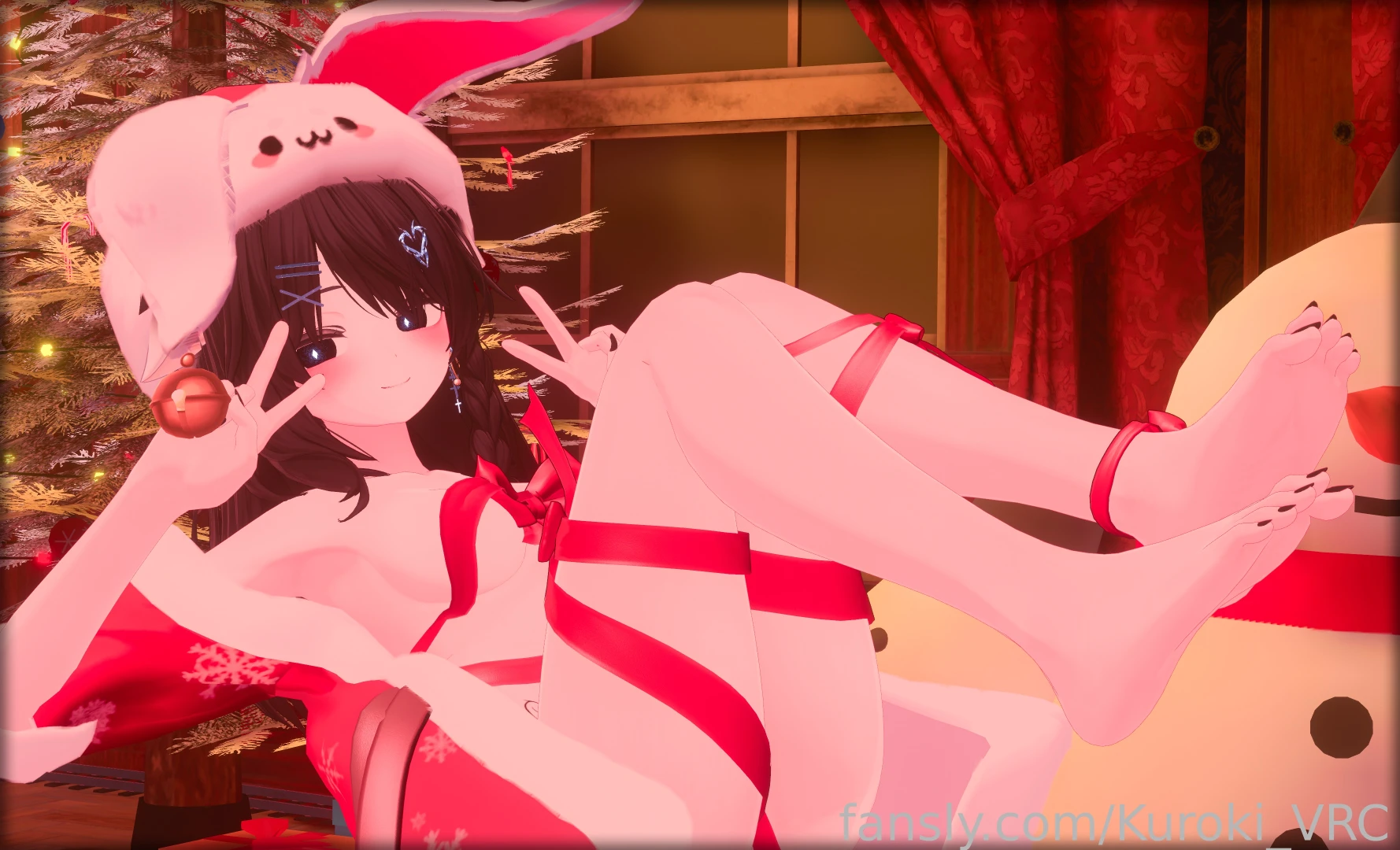 Merry christmas feet lewdtuber part 1 