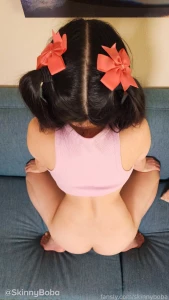 Can i sit on your lap like this daddy young petite asian tiny tight