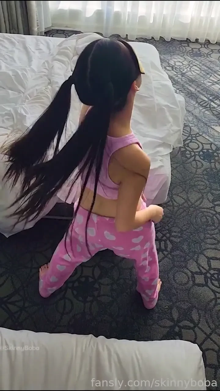 Private pajama strip for daddy young petite asian tiny tight sweet 