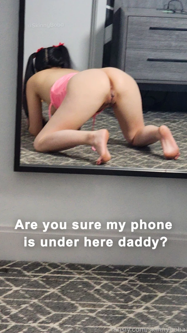 Are you sure my phone is under here daddy young petite asian tiny 