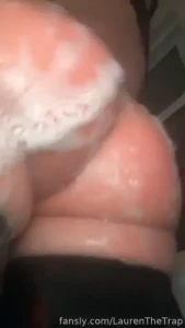 Are you gonna help mommy lather up or are you just gonna sit there and