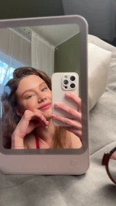 Hey smile video cute mirror tease sexy slavic fyp