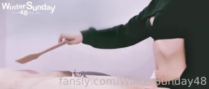 Teasing handjob until he can t endure post orgasm massage gun bdsm