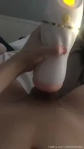 Playing with a new toy that sucks and vibrates