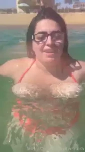 Harley s first topless adventure on a public beach in barcelona part 3