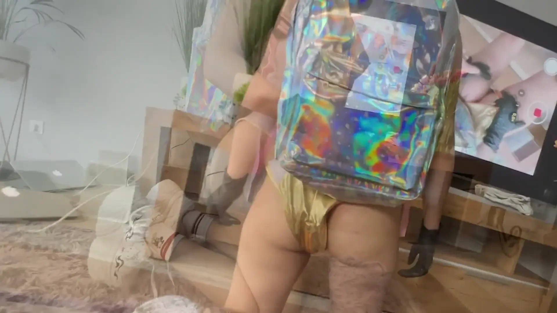 Why am i dressed like this it was my rave outfit for tomorrow but your 