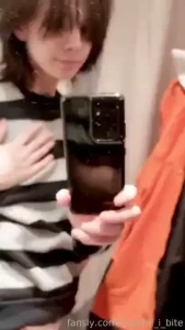 Hello who s gonna help me in dress room fyp skinny smallboobs pussy