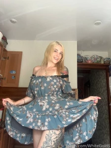 The one who guesses in dm if im wearing panties under this dress or