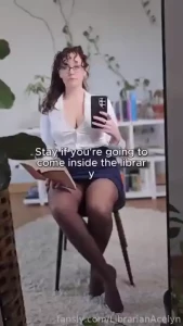 My nighttime attire come get a better look at it librarian stockings