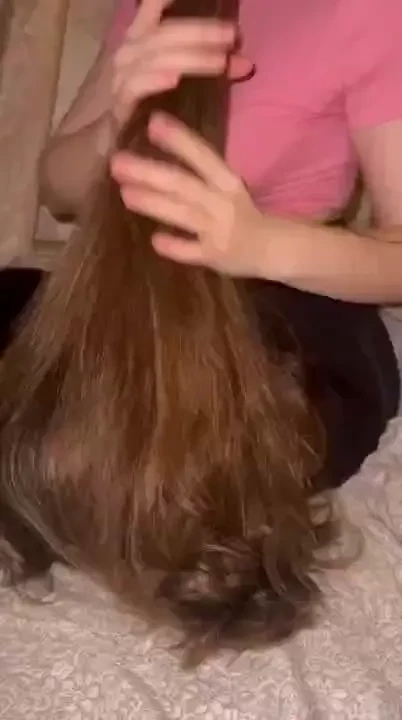 Do you like my length longhair brunette teen aboutme hair curly fetish 