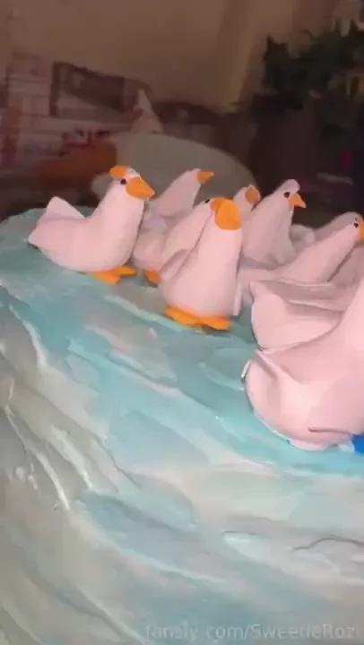 What do you think of my delicious duck army cake i love ducks too much 