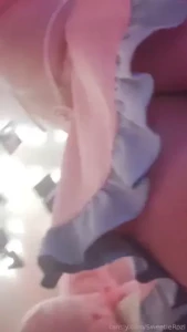 Look under my short skirt 3 skirt underskirt panties peeping tongue