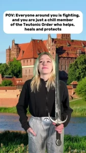 Healing with a sword now the teutonic order is a quiet organization