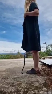 Easy access is why i wear dresses for hiking german deutsch outoor