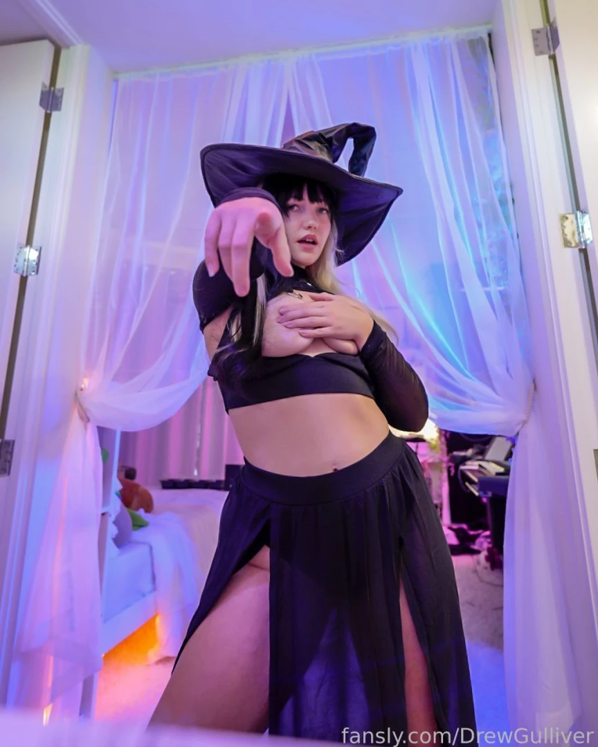 I put a spell on you hehe fyp halloween cosplay egirl cute titties part 1 