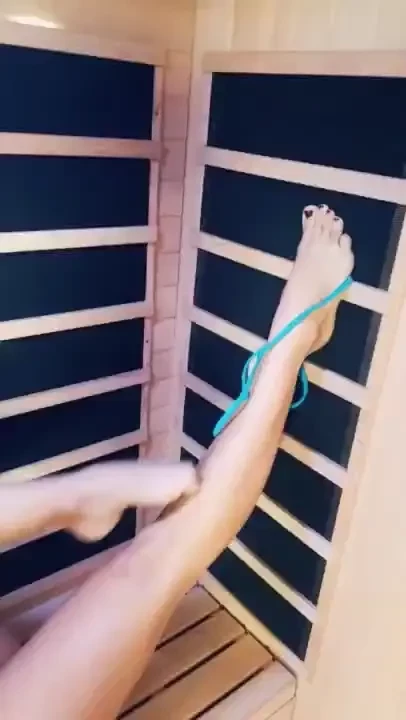 How bad do you want to be with me in this hot steamy sauna 