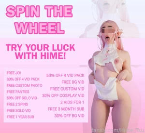Wanna play a naughty little game with me i ve set up my spin the wheel part 1