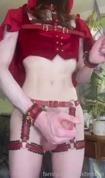 Lil red edging teasing themselves until they cant take it anymore 