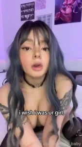 Can i be ur girl video tiktok bluehair 18 petite loli young amateur
