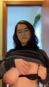 Check out what i was hiding under this sweater fyp japanese asian
