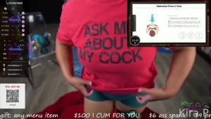 A juicy highlight of a ringfit stream featuring a harness is coming