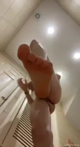 Quick stomp after my shower feet or cock you will submit to one or the