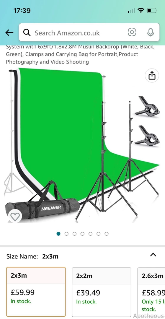 Just bought a green screen so i can make more growth sequences and 