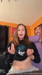 An almost titty drop fyp cute brunette skinny petite flash nomakeup