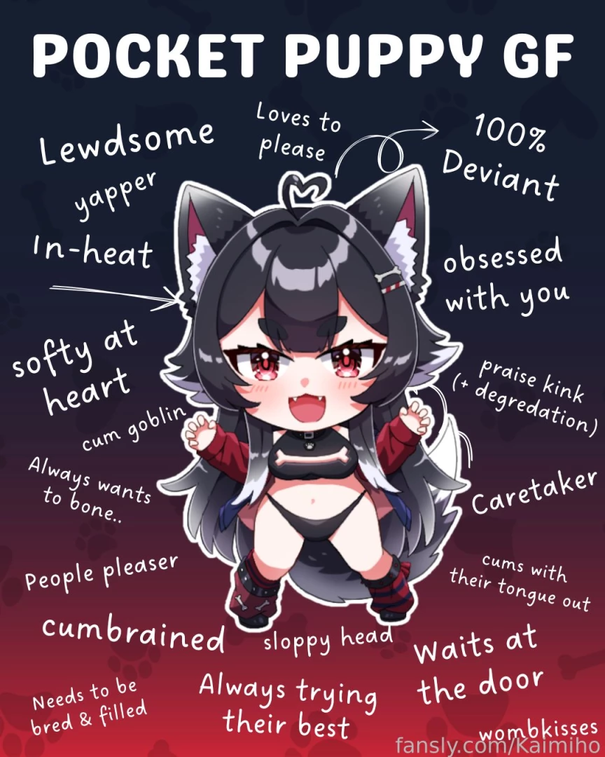 Pocket puppy gf things always trying my best to be a good girl fyp 