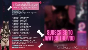 Vod from valentine s day irl puppygirl action featuring lots of