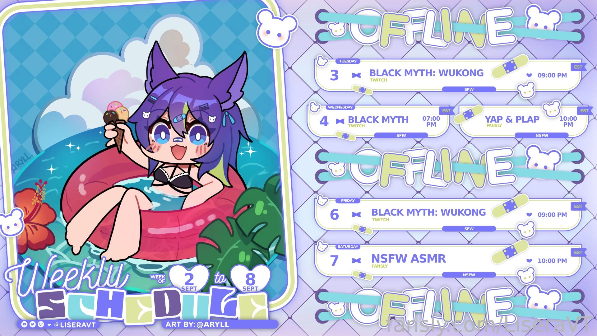 This weeks schedule i ll be on twitch this week playing more black 