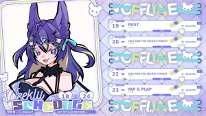 This weeks schedule on twitch i ll be playing rust then ogu maybe some