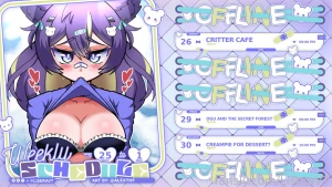 This weeks schedule on twitch i ll be playing some comfy games and