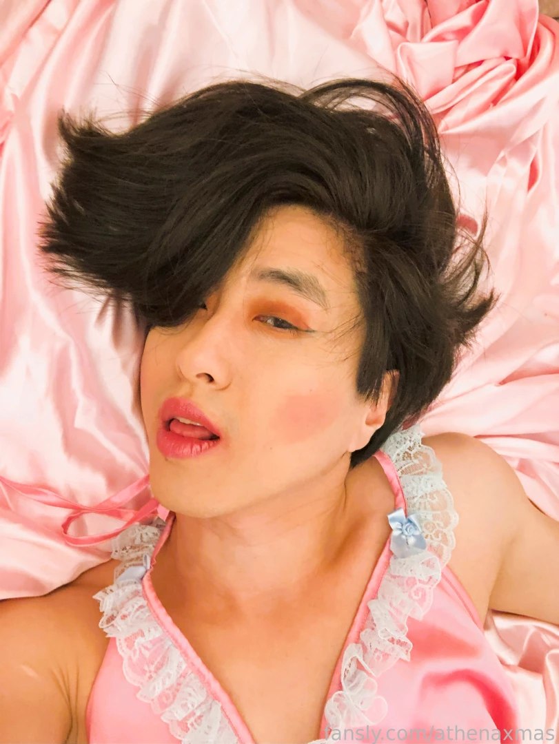 Some cute bed selfies in my frilly pink bra part 6 