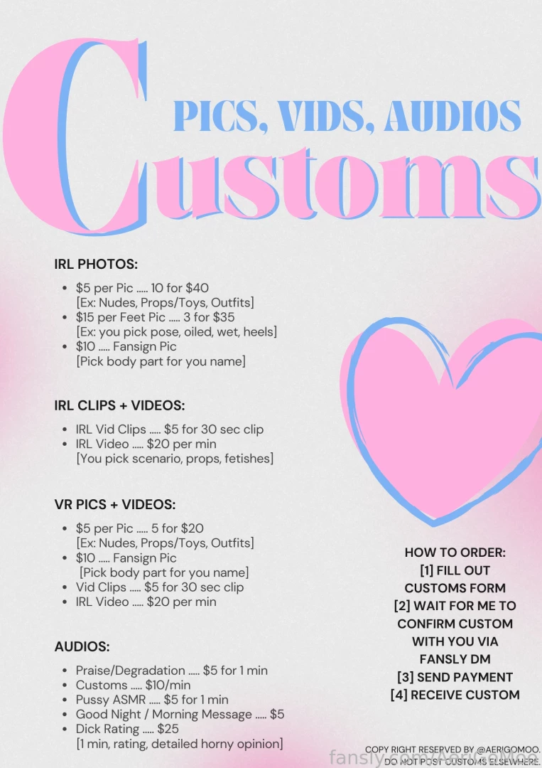 New 2024 customs menu kink friendly vtuber vr irl real time sessions 