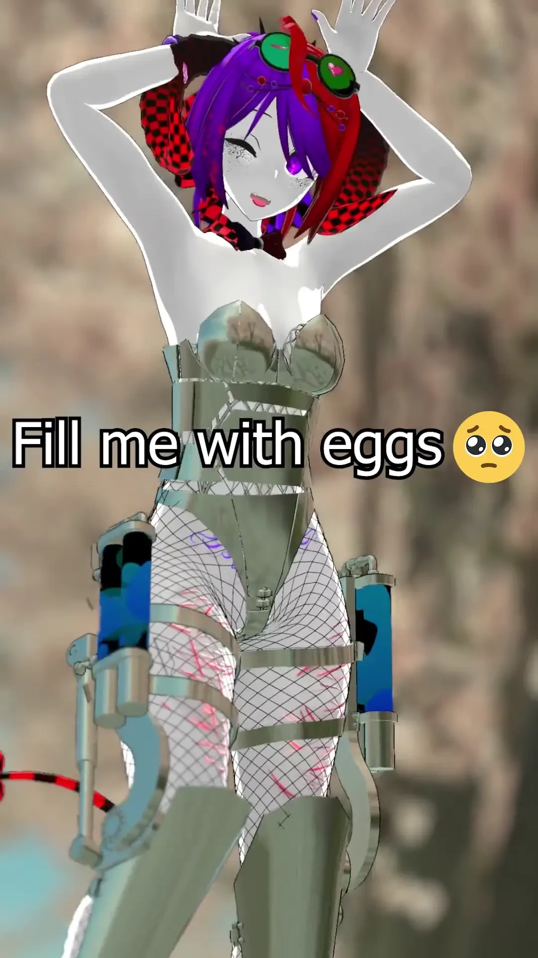 My butt is sore check out the irl vid hehe vtuber hentai tits cute 