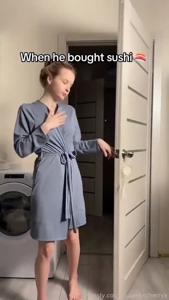 You want to be my sushi delivery guy fyp twins teen collegegirl 18 
