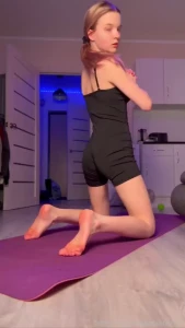 I decided to do yoga today i think sport is life do you like it when a