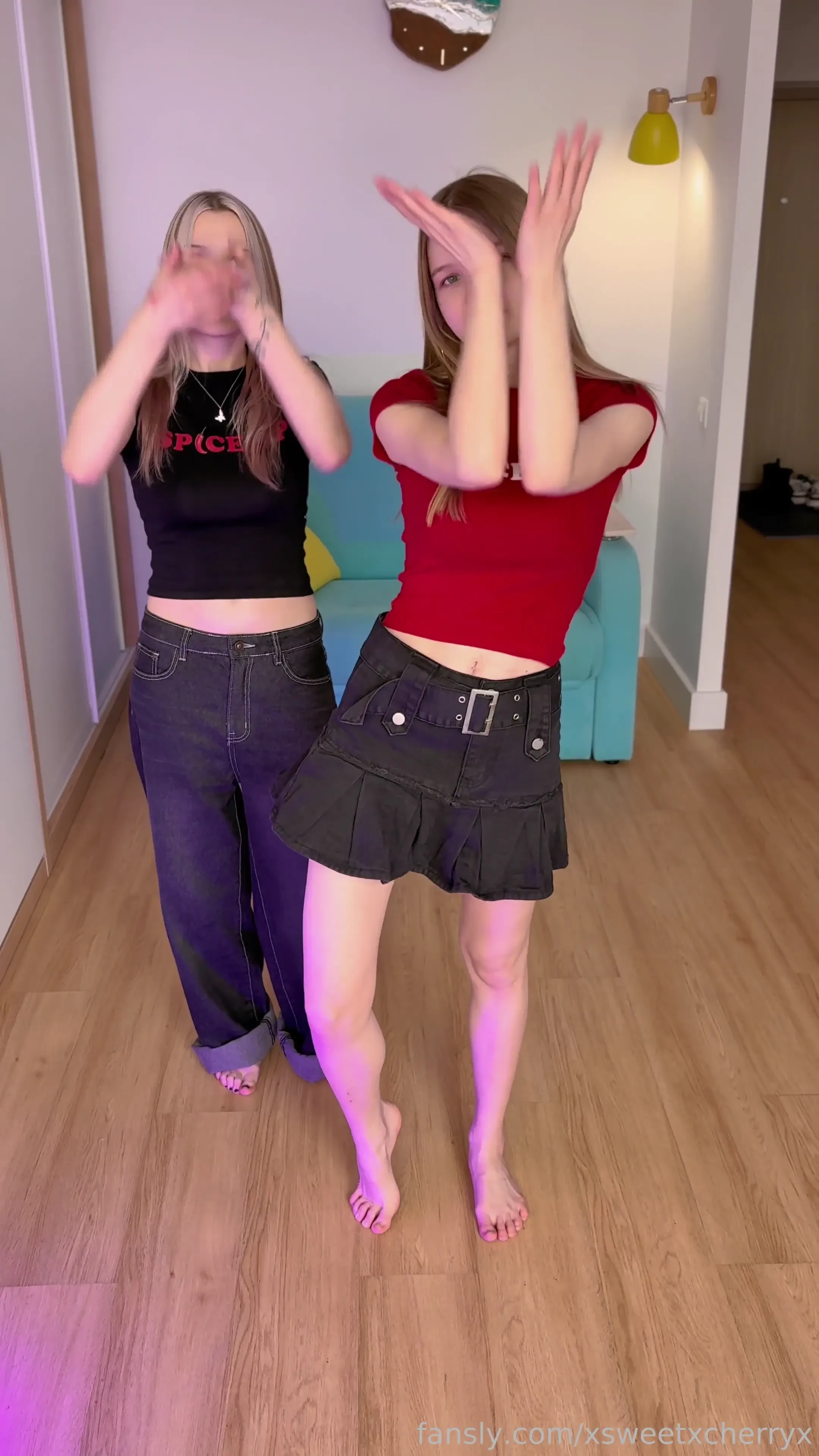 I don t let her relax sis reels tiktok petite alt skirt sexy nomakeup 