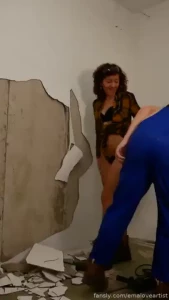 Hi babe construction is hard work but we relax doing it what about you part 1