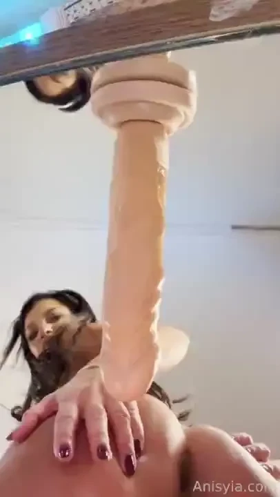 Anal dildo stuck on the mirror low under me perfect view can you see part 1 
