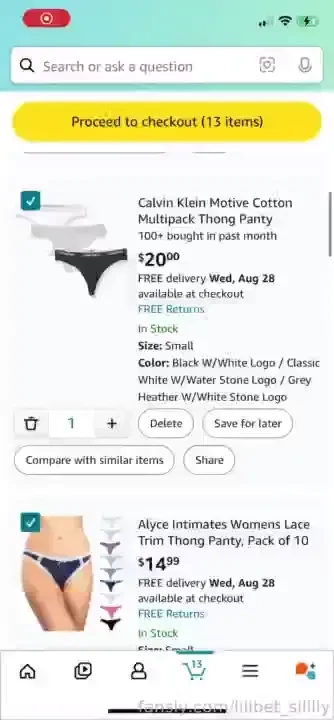 Someone should buy my amazon order gt lt it s a bunch of lingerie and part 3 