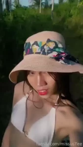 Enjoying the summer sun at the farm with the pups fyp trans ladyboy