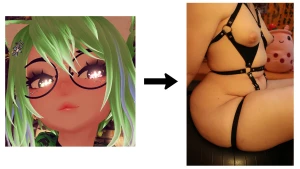Profile picture vs irl body is crazy hehheheheheh vtuber lewdtuber