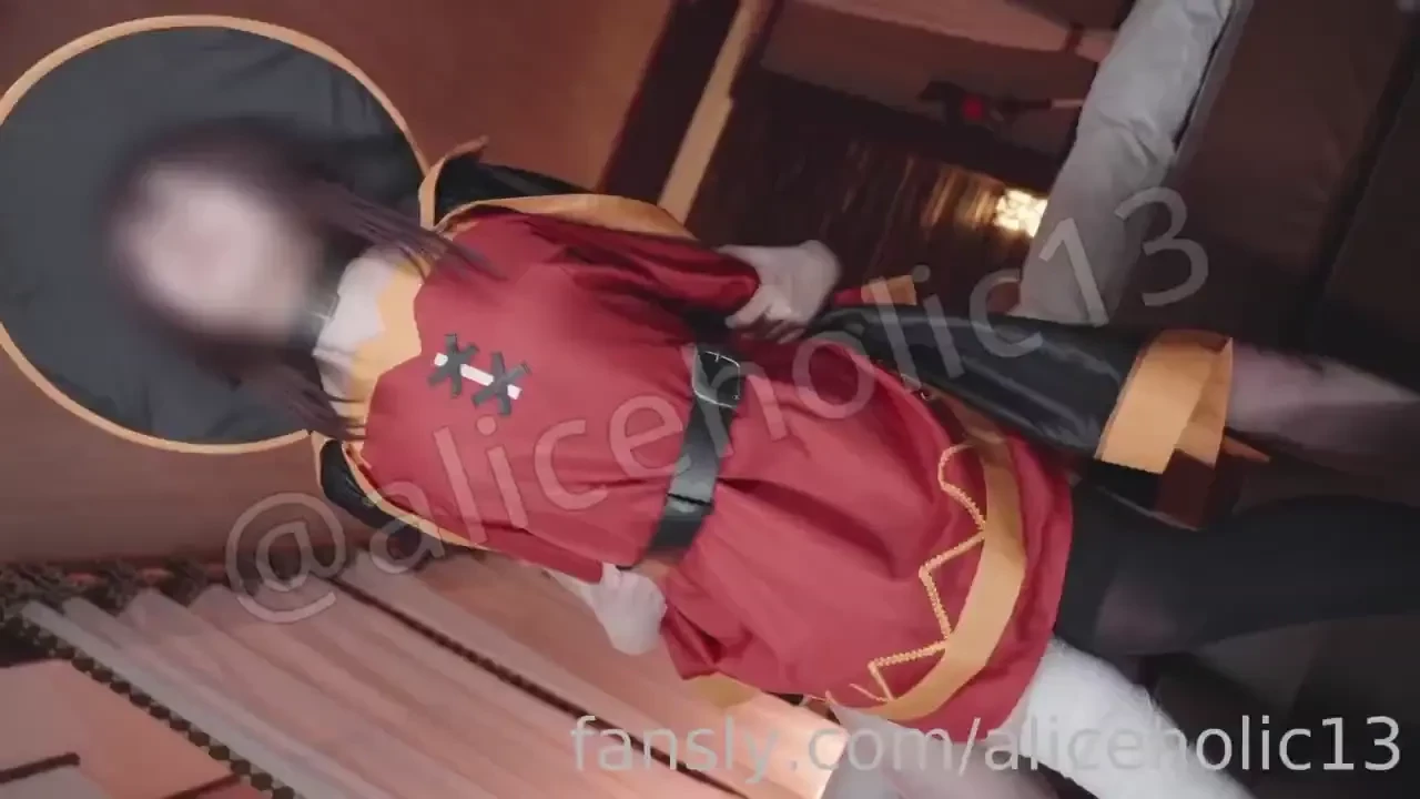 Gentleman enchanted by the dick megumin with exposed nipples trembling part 3 