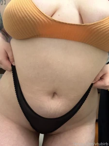 The black mesh is sexy but i ll show off the brazilian wax i just got