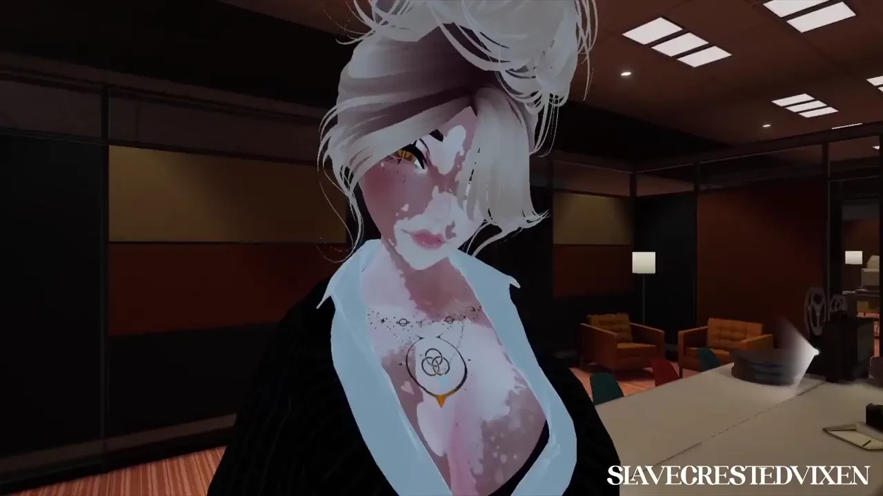 A nervous new hire needs release as a old friend reconnected you feel 