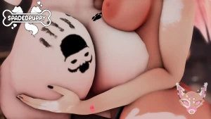 Girls loving girls co-partner spaded-puppy lewdtuber anime hentai