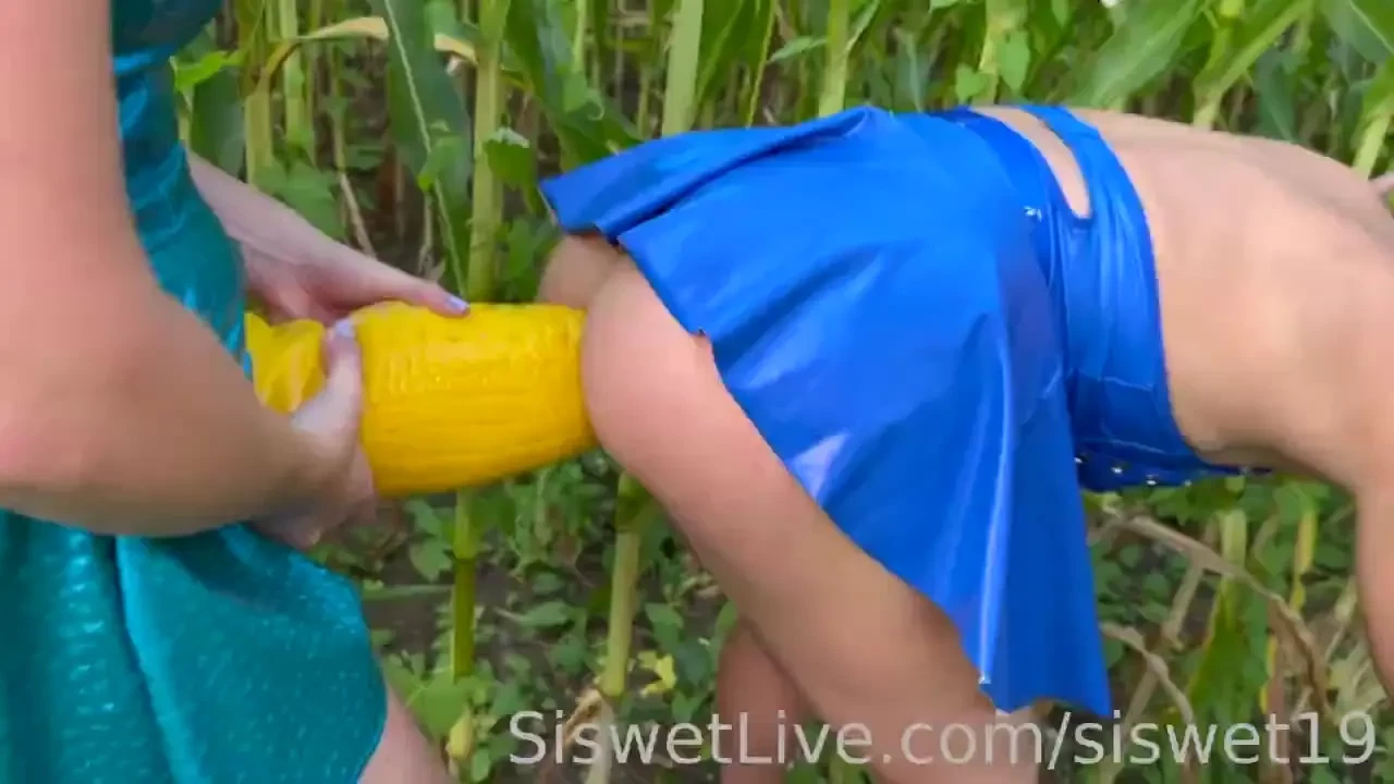 The cornfields is a nice to place to test my new corn dildo from 